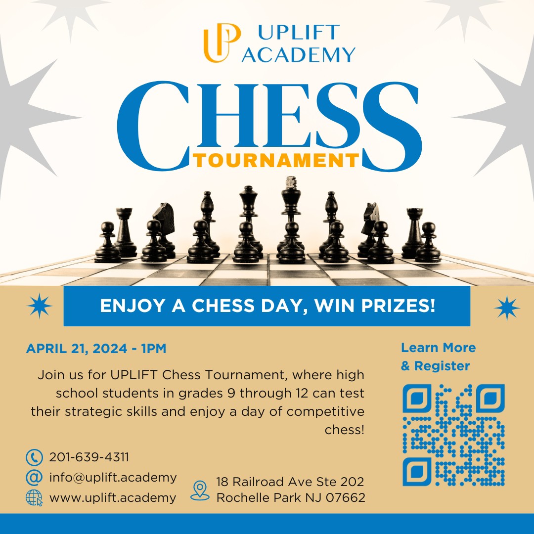 Uplift Spring Chess Tournament Flier
